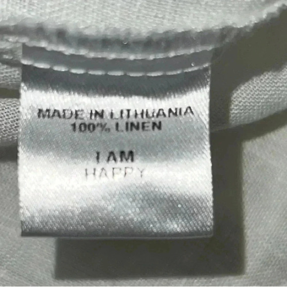 FLAX Women’s Fundamental Pullover Tank Top Tunic 100% Linen Size: Large 14-16 - Picture 13 of 16